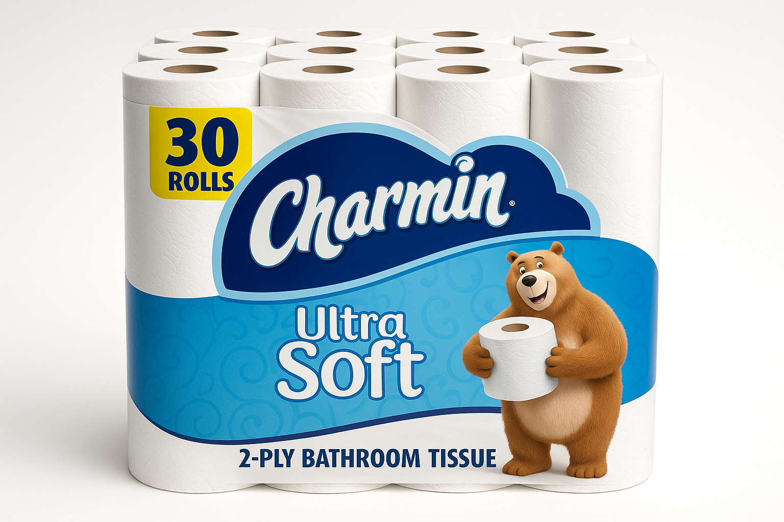 Charmin Ultra Soft Bath Tissue, 2-Ply, 213 Sheets, 30 Rolls