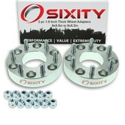 2 pc Sixity 1.5" Thick 6x5.5" to 6x5.3" Wheel Adapters - Pickup Truck SUV