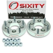 2 pc Sixity 1.25" Thick 5x4.5" to 5x5.5" Wheel Adapters - Pickup Truck SUV