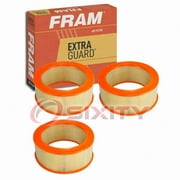3 pc FRAM CA151 Extra Guard Air Filters for 2-303 A357C AA310 AF52 E-1200 Intake Inlet Manifold Fuel Delivery Filters Fits select: 1966 AMERICAN MOTORS AMBASSADOR, 1966 AMERICAN MOTORS MARLIN