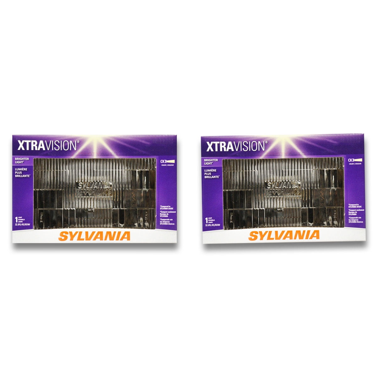 2 pc SYLVANIA H4666XV.BX XtraVision Multi Purpose Halogen Bulbs for Electrical Lighting Body Exterior