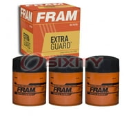 3 pc FRAM PH11 Extra Guard Engine Oil Filters for 662 A17 AL3950 AOF-160 LF136 PF1127 Oil Change Lubricant Filters Fits select: 1966-1967 CADILLAC DEVILLE, 1968-1974 AMERICAN MOTORS JAVELIN