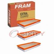 3 pc FRAM CA3901 Extra Guard Air Filters for 4307868 A1143C A235 A3681 AF959 CA4040 Intake Inlet Manifold Fuel Delivery Filters Fits select: 1994-2001 DODGE RAM 1500, 1987-2001 JEEP CHEROKEE