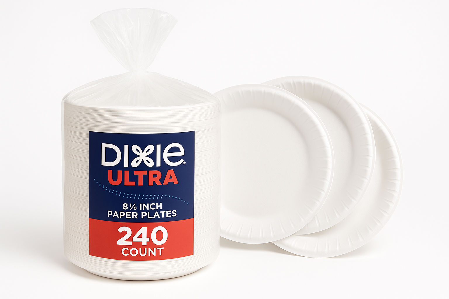 Dixie Ultra 8-1/2" Paper Plate, 240-count