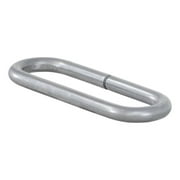 CURT 49950 Weld-On Raw Steel Safety Chain Loop, 10,000 lbs