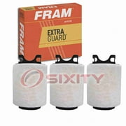 3 pc FRAM CA9800 Extra Guard Air Filters for 3886 64 31 9 069 927 AF5689 CF-105 FCAF7722 MGA9676 Intake Inlet Manifold Fuel Delivery Filters Fits select: 2011-2015 VOLKSWAGEN JETTA