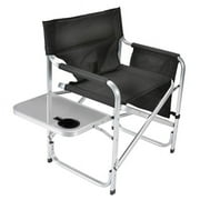 Faulkner FLK-52284 Compact Director Chair - Black