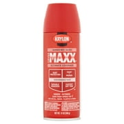Krylon COVERMAXX Spray Paint, Gloss, Banner Red, 12 oz.