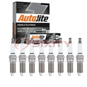 8 pc Autolite APP5363 Double Platinum Spark Plugs for 41-115 90607 AYFS32YR-9 Ignition Wire Secondary Fits select: 2011-2021 FORD F150, 2011-2021 FORD EXPLORER
