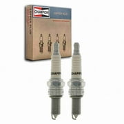 2 pc Champion 977 Copper Plus Spark Plugs for CPR8E CPR8EB CPR8EB-9 RG6YC Ignition Wire Secondary Fits select: 2012-2015 FERRARI 458 SPIDER, 2010-2013 FERRARI 458 ITALIA