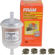 Fram G2 In-Line Fuel Filter for Select GM, Chrysler, Dodge, Ford, Jeep, Lincoln, Mercury, Oldsmobile and Plymouth Fits select: 1968-1969 PLYMOUTH SATTELITE, 1969-1980 MG MGB