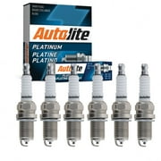 6 pc Autolite Spark Plugs BMW X5 3.0L L6 2001-2006
