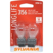 SYLVANIA 3156 Long Life Miniature Bulb, (Pack of 2)