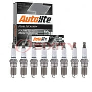 8 pc Autolite APP103 Double Platinum Spark Plugs for 1094 41-812 42 5614243 7304 Ignition Wire Secondary Fits select: 1997-2003 FORD F150, 2007-2012 FORD ESCAPE