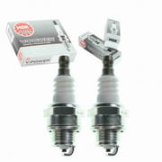 2 pc NGK 2218 V-Power Spark Plugs for 018-12718-200 2974 852 852-1 852ECO 852ECOS 852EZ 852S 92070-2115 E3.12 L8RTC L8RTF RCJ6Y W24MPR-U WSR4F Ignition Wire Secondary