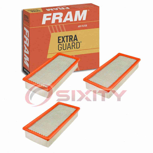 3 pc FRAM CA10071 Extra Guard Air Filters for 042-1738 28113-2B000 AF5833 ALA-8653 WAF4021 Intake Inlet Manifold Fuel Delivery Filters