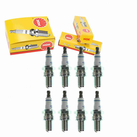 8 pc NGK 3252 Standard Spark Plugs for 09482-00472 4159 8600008 94702-00357 94709-00357 98079-59875 AP8600008 W27EMRC Ignition Wire Secondary
