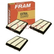 3 pc FRAM CA8188 Extra Guard Air Filters for 33-2125 A2053C AE9113 AF1082 AF7965 PA-7039 Intake Inlet Manifold Fuel Delivery Filters Fits select: 1996-2004 ACURA 3.5RL