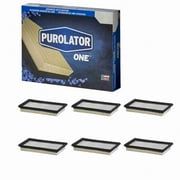 6 pc Purolator ONE A15669 Air Filters for Intake Inlet Manifold Fuel Delivery Filters Fits select: 2007-2012 NISSAN VERSA, 2014-2018 INFINITI Q50