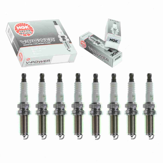 8 pc NGK V-Power Spark Plugs Infiniti QX56 5.6L V8 2004-2006