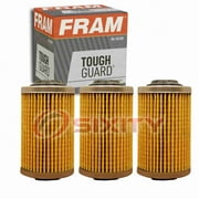 3 pc FRAM TG8765 Tough Guard Engine Oil Filters for 25012434 HF6212 HF951 HFR-86212 PF1160 Oil Change Lubricant Filters Fits select: 2015-2016 CHEVROLET COLORADO, 2010-2015 CHEVROLET CAMARO