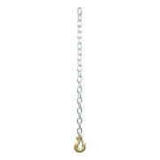 CURT 80314 35-Inch Trailer Safety Chain with 5/16-In Clevis Snap Hook, 11,700 lbs Break Strength
