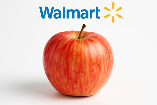 fuji apple with walmart title