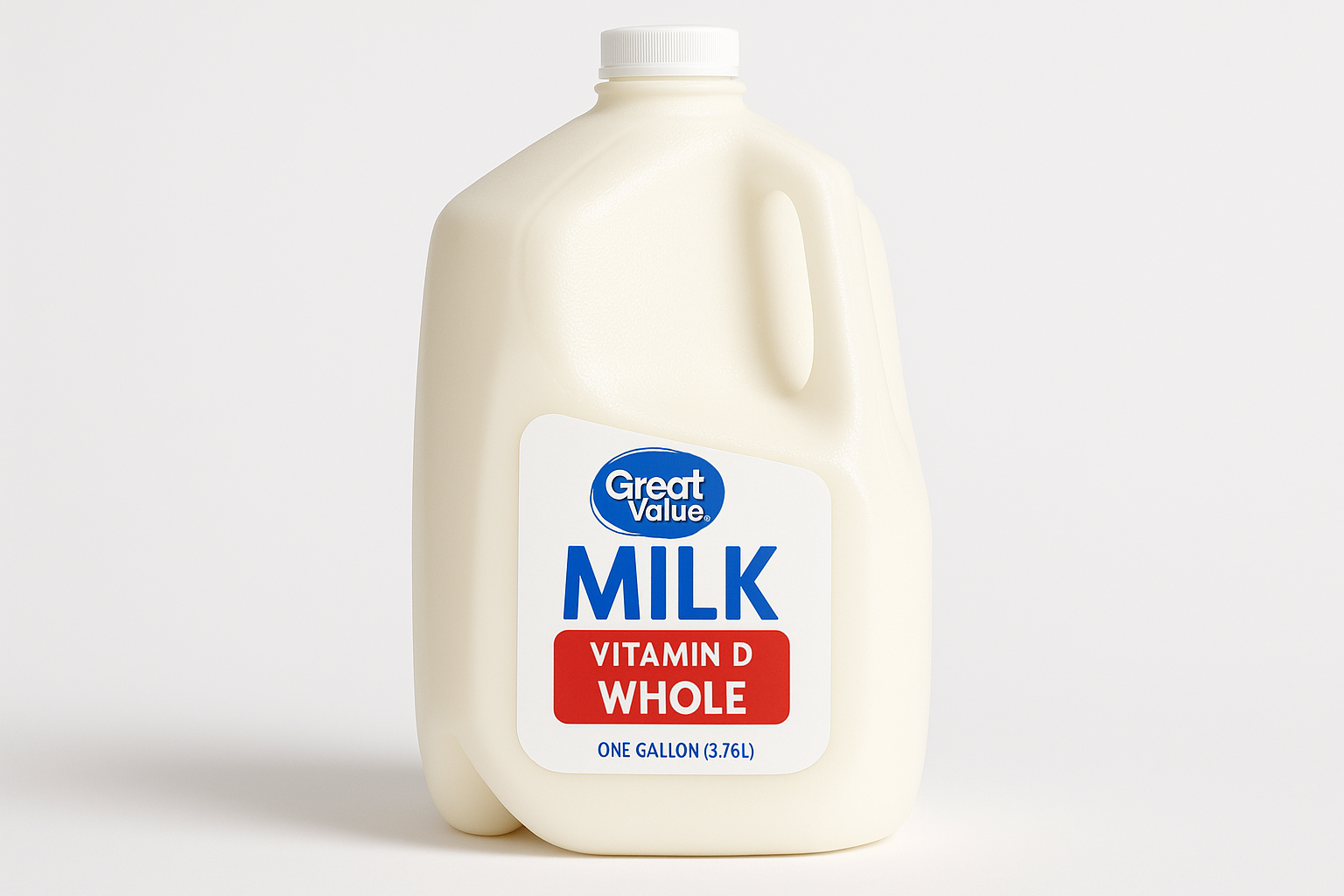 Great Value Milk, Vitamin D, Whole