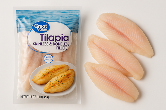 Great Value Tilapia Skinless & Boneless Fillets 16 oz