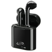 iLive True Wireless Headphones with Charging Case, Black, IAEBT209B