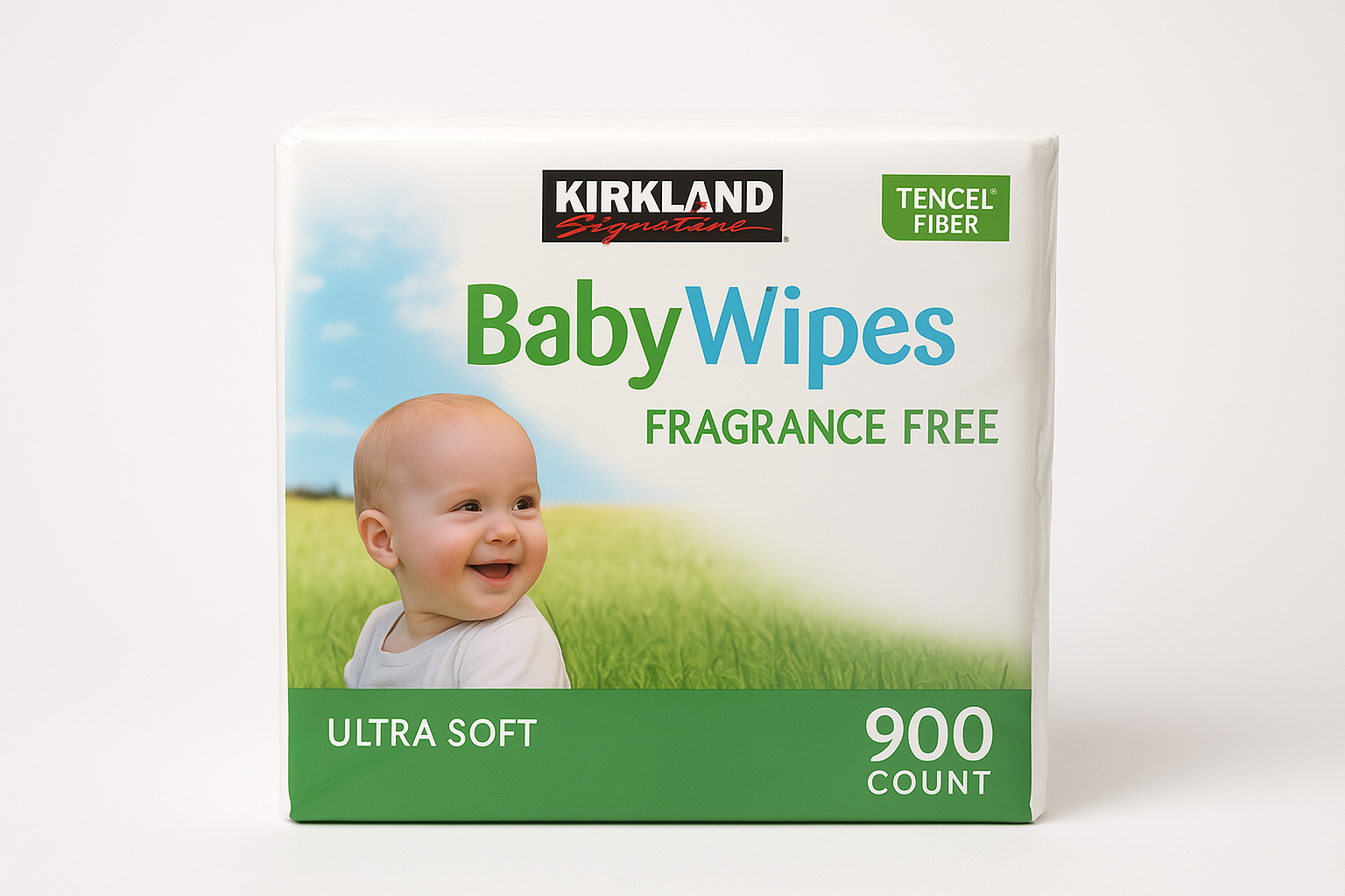Kirkland Signature Baby Wipes Fragrance Free, 900-count