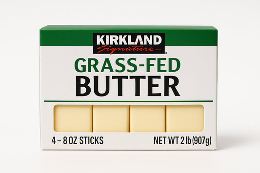 Kirkland Signature Grass-Fed Butter, 8 oz, 4-count (Costco)