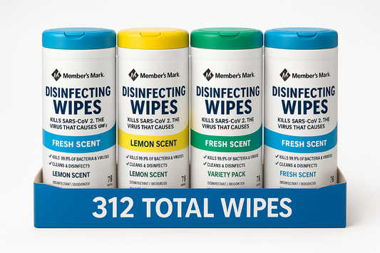 Member's Mark Disinfecting Wipes, Variety Pack, 4 pk., 312 ct