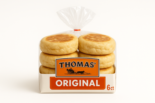 Thomas’ 6 count, Original English Muffins, 6 ct (Walmart)