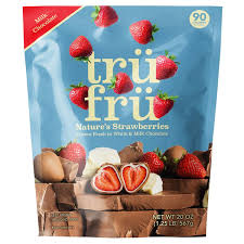 Tru Fru Nature's Strawberries, Hyper-Chilled in White & Milk Chocolate (Local Grocer)