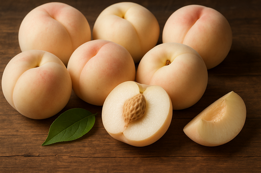 white peaches