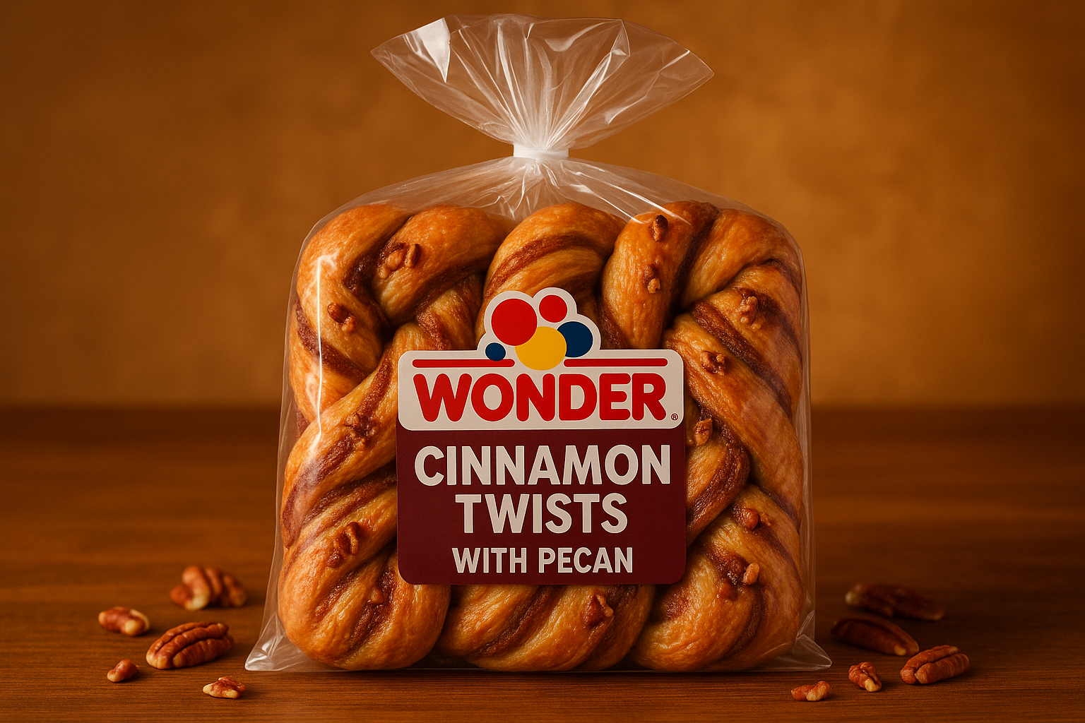 Wonder Bread Cinnamon Twists, Pecan