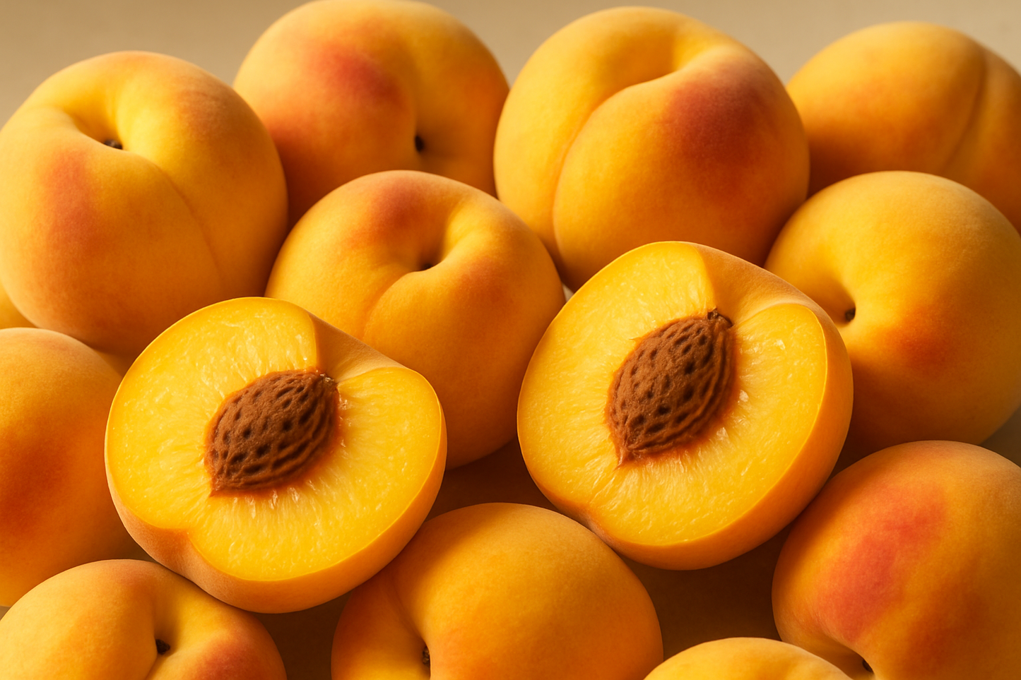 yellow peaches